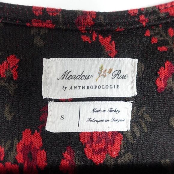 Anthropologie Meadow Rue Women's Top Floral Peplum Small - Picture 10 of 11